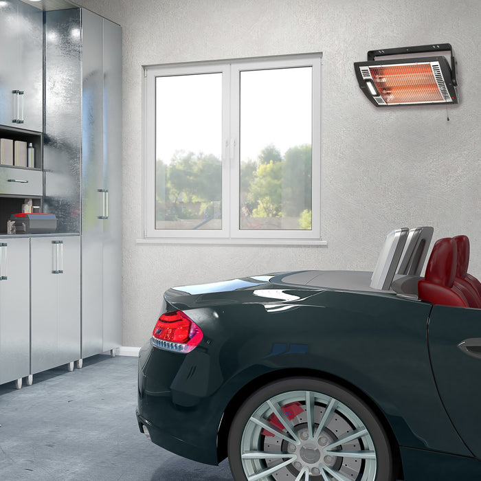 24" 1500/750W Wall Mount Infrared Radiant Heater