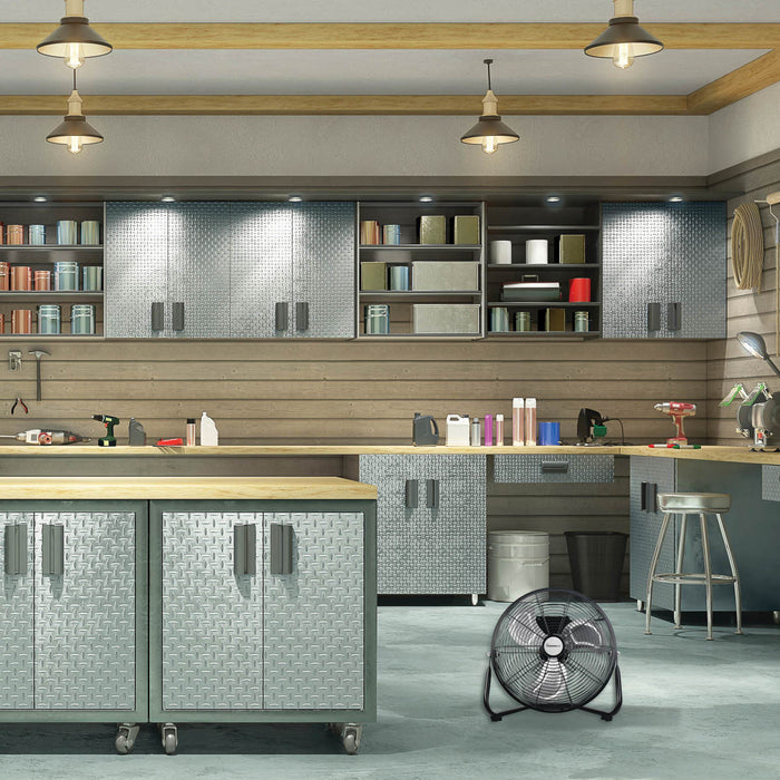 14" High Velocity Floor Fan with aluminum oil bearing motor