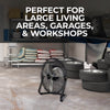 20" High Velocity Floor Fan with aluminum oil bearing motor