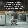 14" High Velocity Floor Fan with aluminum oil bearing motor