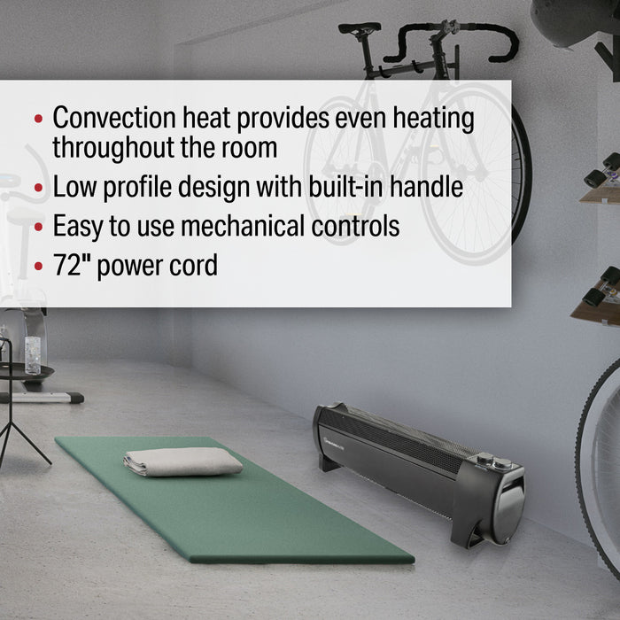 27" 1500/750W Convection Baseboard Heater