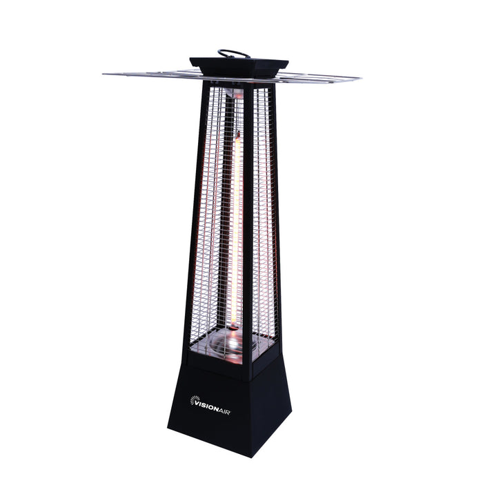 32" Outdoor 1500W 360° Carbon Fiber Infrared IP44 Patio Heater