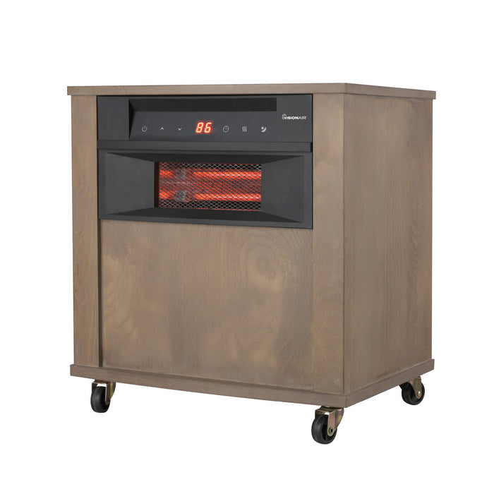 18" 1500/1000W Digital 6 Tube Infrared Heater with Remote