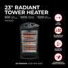 23" 1500/750W Infrared Radiant Tower Heater
