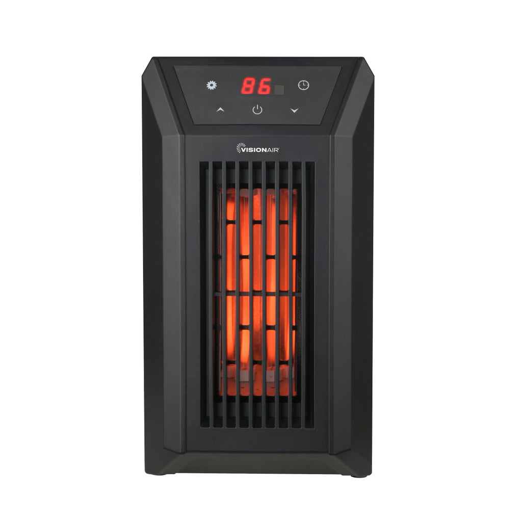 13" 1500/1000W Digital 6 Tube Infrared Heater with Remote