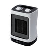 1500/900W Oscillating 10" Ceramic Heater, White