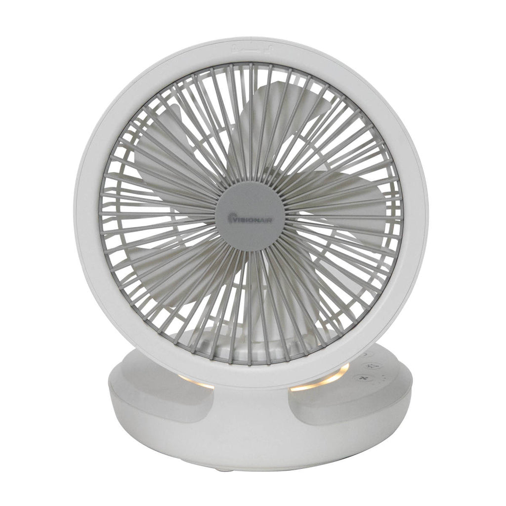 6" Rechargeable Oscillating Table Fan