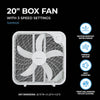 20" Weather-resistant Box Fan