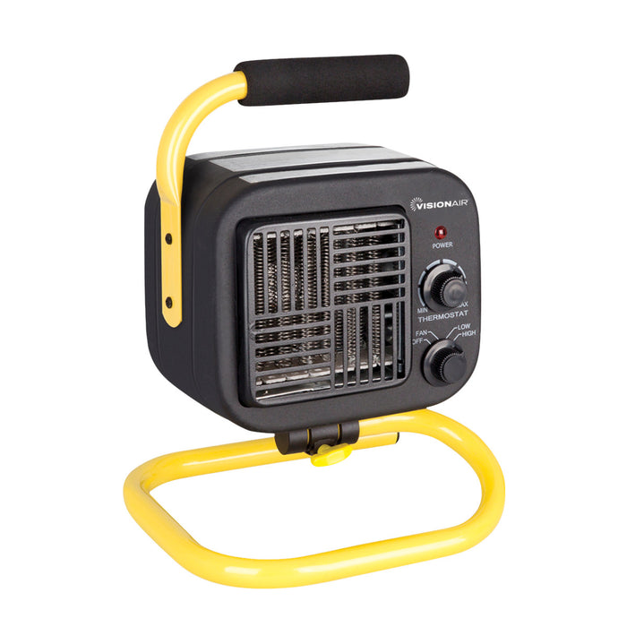 12" 1500/750W Wire Element Utility Heater with Fan-Only Mode