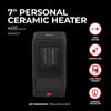 7" 400W Personal Ceramic Heater
