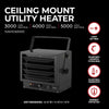 5,000/4,000/3,000W 240V Ceiling Mount Heater for Canada