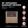 18" 1500/1000W Digital 6 Tube Infrared Heater with Remote