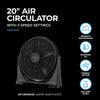 20" Wall or Ceiling Mount Air Circulator