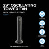 29" Oscillating Tower Fan