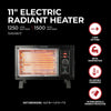 11" 1500/1250W Radiant Heater