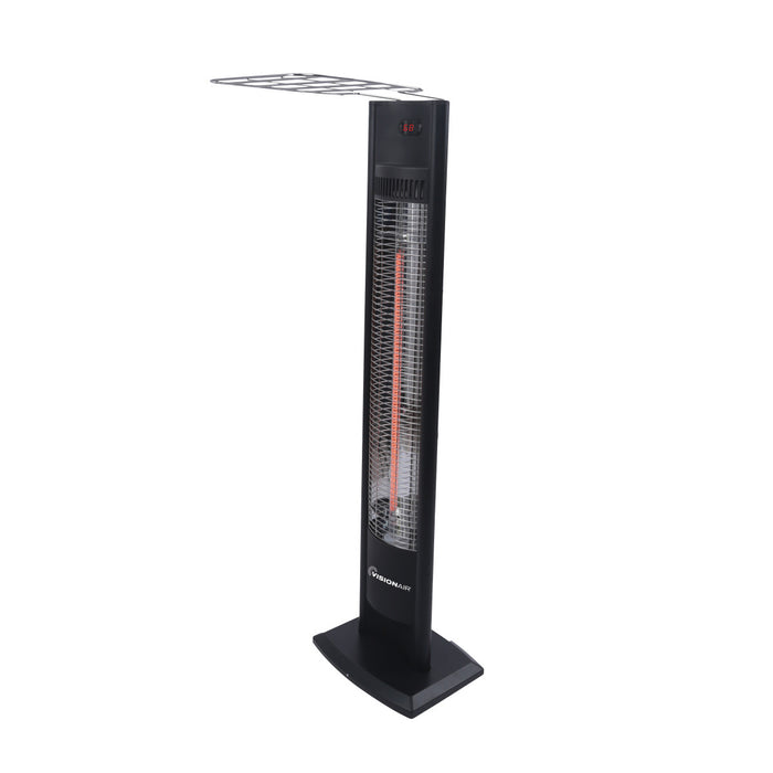 39" Outdoor 1500/750W Carbon Fiber Infrared IP55 Patio Heater With Remote